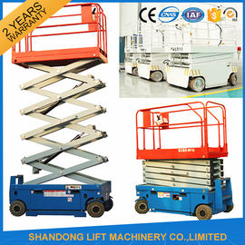 Self Propelled Elevating Work Platforms , CE Hydraulic Electric Aerial Lift Scaffolding