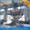 3T 3M Hydraulic Scissor Car Lift High Strength Manganese Steel Material For Basement